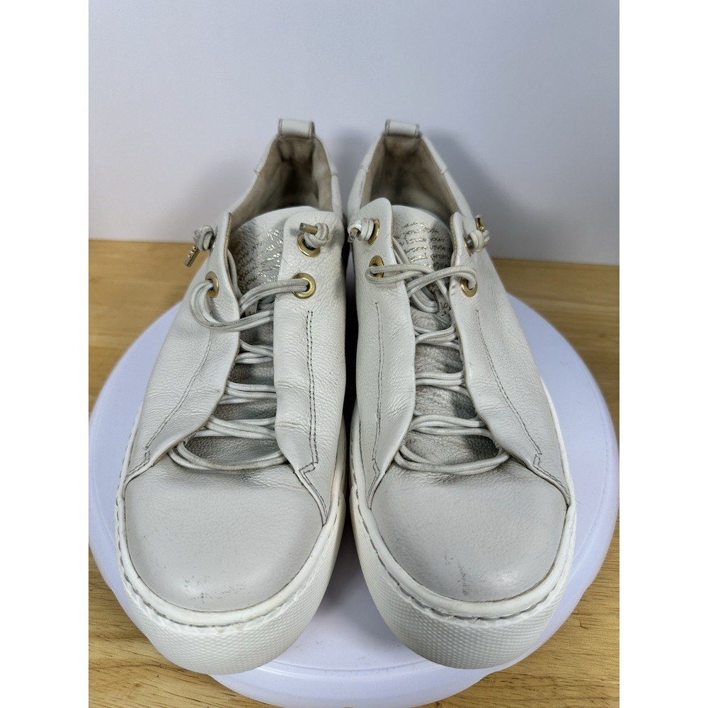 Paul Green Faye Platform Sneakers Womens Ivory US 10 UK 7.5 Made In Austria - Picture 3 of 16